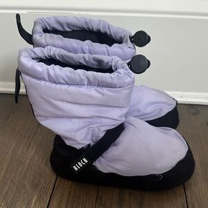Bloch purple warm up boots